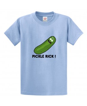 Pickle Rick Classic Unisex Kids and Adults T-Shirt For Animated Movie Fans